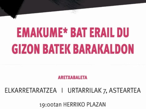 El Ayuntamiento condena el asesinato machista ocurrido en Barakaldo