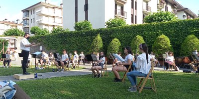 BANDA DE LA ESCUELA DE MÚSICA LEIZARRA