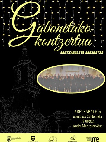 CONCIERTO DE NAVIDADES DEL CORO DE ARETXABALETA