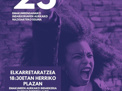 Azaroaren 25eko adierazpen instituzionala