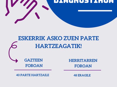 Gazteen ongizate emozionalaren inguruko prozesuaren bigarren  fasea amaitu da