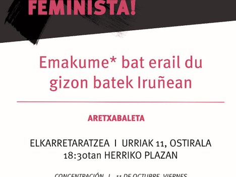 Iruñean gertatutako hilketa matxista gaitzesten du Udalak